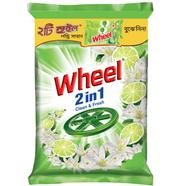 Wheel Washing (Detergent) Powder 2in1 Clean and Fresh 2Kg Get 2(75g plus 23g Extra laundry Bar Free) 