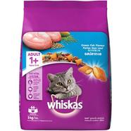 Whiskas Adult (1 Year) Dry Cat Food Ocean Fish Flavour 3kg