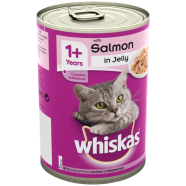 Whiskas Adult Can in Jelly with Salmon - 390gm