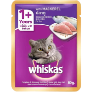 Whiskas Cat Food Mackerel Flavor - 80gm icon