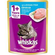 Whiskas Cat Food Ocean Fish Flavor - 80gm