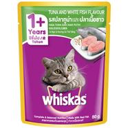 Whiskas Cat Food Tuna and White Fish Flavor - 80gm