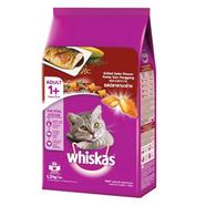 Whiskas Dry Cat Food for Adult Cats Grilled Saba Flavor - 1.2 KG