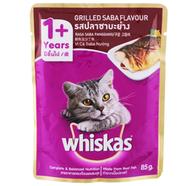 Whiskas Pouch Cat Food Grilled Saba - 85gm