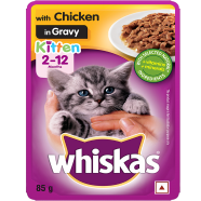 Whiskas Adult Cat Chicken in Gravy Pouch Tuna 85 gm