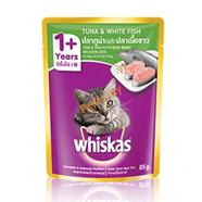 Whiskas Pouch Tuna And White Fish 85 gm