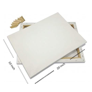 White Canvas 10x20 inch 1Pcs