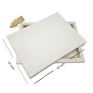 White Canvas 12x16 inch 1Pcs icon