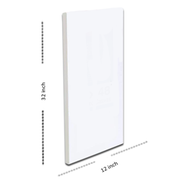 White Canvas 12x32 inch 1Pcs