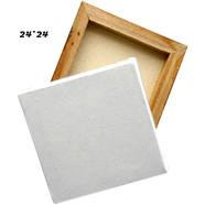 White Canvas 24x24 inch 1Pcs