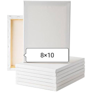 White Mini Canvas 8X10 Inch 1 Pcs