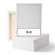 White Mini Canvas 8x8 inch-1 Pcs