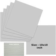 White Paper canvas 10x10 inch (4 pcs)