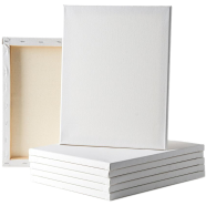 White Premium Canvas 6 X 6 Inch 2 Pcs
