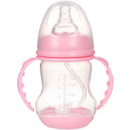 Wide-Neck Feeding Bottle With Handle 180ml -1Pcs