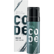 Wild Stone - Code NOIR No Gas Body Perfume For Men, Long Lasting Intense Fragrance - 120 ml