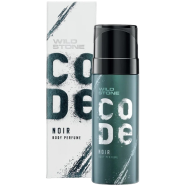 Wild Stone - Code NOIR No Gas Body Perfume For Men, Long Lasting Intense Fragrance - 120ml