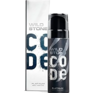 Wild Stone - Code Platinum No Gas Body Perfume For Men, Long Lasting Intense Fragrance, 120ml