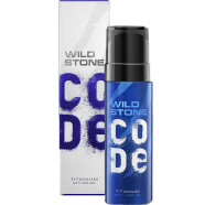 Wild Stone - Code Titanium No Gas Body Perfume For Men, Long Lasting Intense Fragrance - 120ml