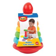 WinFun Wobble Cake Stacker Preschool Learning Activity Set- 6 to 12 Months