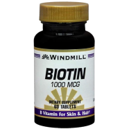 Windmill Biotin 1000mcg 60 Tablets