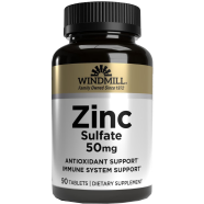 Windmill Zinc Sulfate 50mg 90 Tablets