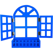 Window Model Wall Shelf Dash 1Pcs