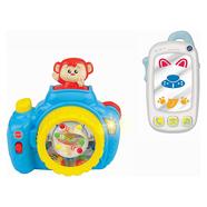 Winfun Pop up Monkey Camera My First Baby Selfie Phone And Pop Up - Twin Pack
