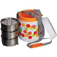 Winner 3 Layer Stelo Tiffin Carrier With Belt - 81091