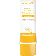 WishCare Vitamin C Pure Glow Milk Sunscreen 50 gm -479198435