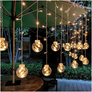 Wish Ball LED Fairy Light for Curtains- 16 feet, 12 Wish Ball icon