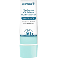 Wishcare 5 Percent Niacinamide Oil Balance Fluid Sunscreen SPF50 PA Plus Plus Plus Plus