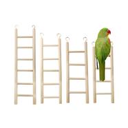 Wooden Bird ladder 12inch Long fun Cage Toy for Bird Training 1pcs