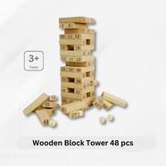 Wooden Blocks Tower 48 pcs