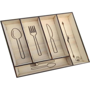 Wooden Cutlery Box icon