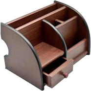 Wooden Desk Organizer Pen Stand-Mobile Holder icon