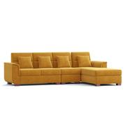 Wooden Double Sofa Paris - (SDC-365-3-1-20 ) - 993751