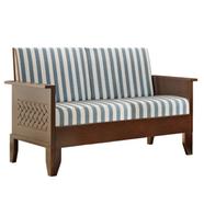 Regal Wooden Double Sofa - SDC-345-3-2-20 ( Classic ) ( Blue Rivers ) - 996005