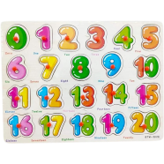 Wooden English Number