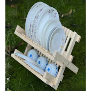 Wooden Foldable Dish Rack