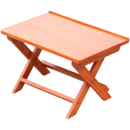 Wooden Folding And Portable Table with Cross Stand image