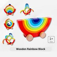 Wooden Rainbow Block