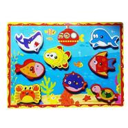 Wooden Sea Animal Magnetic puzzle