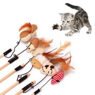 Wooden Stick Rat Toy for Cat