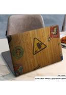 DDecorator Wooden Texture Laptop Sticker - (LSKN715)