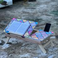 Wooden foldable 2-part table
