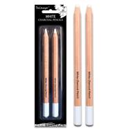 Worison White Charcoal Pencils - 2 pcs