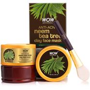 Wow Skin Science Anti Acne Neem and Tea Tree clay Face Mask 200 ml