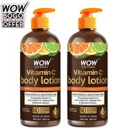 Wow Skin Science Vitamin C Body Lotion 400 ml (Buy 1 Get 1)