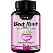 X Gold Health Beet Root 1350mg 200 Veggie Caps